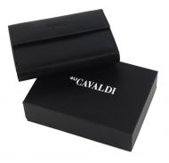 Černá dámská kožená peněženka v krabičce Cavaldi