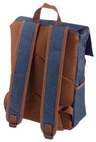 Modrý batoh s klopou pro notebook do 15,6 palce Rovicky