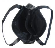 Černá praktická dámská kabelka přes rameno 5407-XL