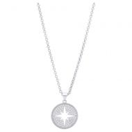 Stříbrný dámský náhrdelník s hvězdičkou MV170047