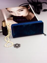 Cavaldi modrá dámská peněženka kůže/PU v dárkové krabičce