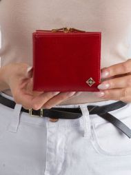 Stylová červená dámská peněženka v dárkové krabičce MILANO DESIGN