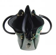 Smaragdová zelená elegantní dámská kabelka S728 GROSSO