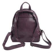 Malý purpurový lesklý dámský batůžek / kabelka 4827-TS