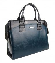 Dámská elegantní taška na notebook modrá petrolejová ST01 15.6" GROSSO