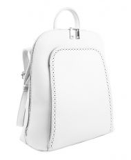 Elegantní bílý dámský batoh 5301-BB