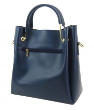 Modrá elegantní dámská kabelka S728 GROSSO