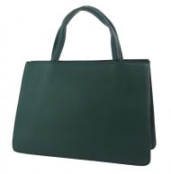 DIANA & CO Dámská kabelka do ruky tmavě zelená