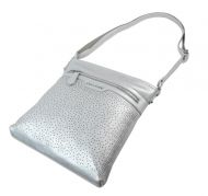 Stříbrná elegantní dámská crossbody kabelka 4151-MM