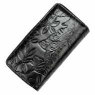 GREGORIO Kožená černá dámská peněženka v krabičce