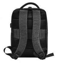 Pierre Cardin Elegantní černý pánský batoh s kapsou pro notebook, USB