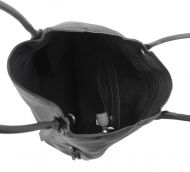Velká černá dámská kabelka 5054-TS