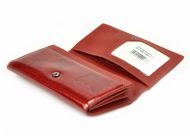 Lorenti Kožená červená dámská peněženka s motýly v dárkové krabičce
