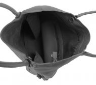 Velká tmavě šedá dámská kabelka 5054-TS