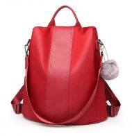 Tmavě červený dámský batoh / kabelka přes rameno Miss Lulu