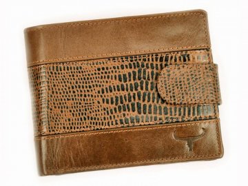 Kožená hnědá RFID pánská peněženka v krabičce BUFFALO WILD Kožená hnědá RFID pánská peněženka v krabičce BUFFALO WILD
