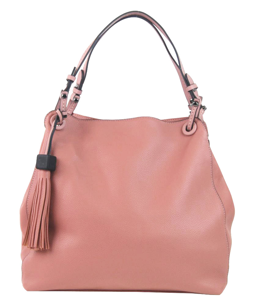Růžová moderní kabelka přes rameno 3990-BB Růžová moderní kabelka přes rameno 3990-BB
