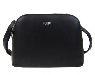 Černá menší crossbody dámská kabelka se dvěmi sekcemi 4845-TS Černá menší crossbody dámská kabelka se dvěmi sekcemi 4845-TS