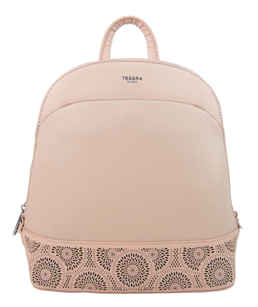 Růžový elegantní dámský batoh / kabelka 5234-TS Růžový elegantní dámský batoh / kabelka 5234-TS
