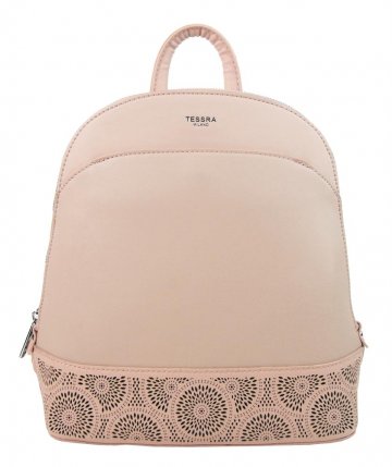 Růžový elegantní dámský batoh / kabelka 5234-TS Růžový elegantní dámský batoh / kabelka 5234-TS