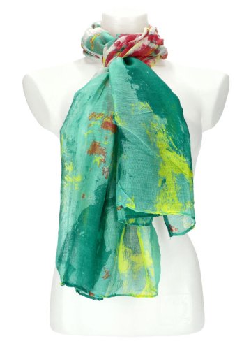 Dámský letní barevný šátek 174x70 cm motiv 5