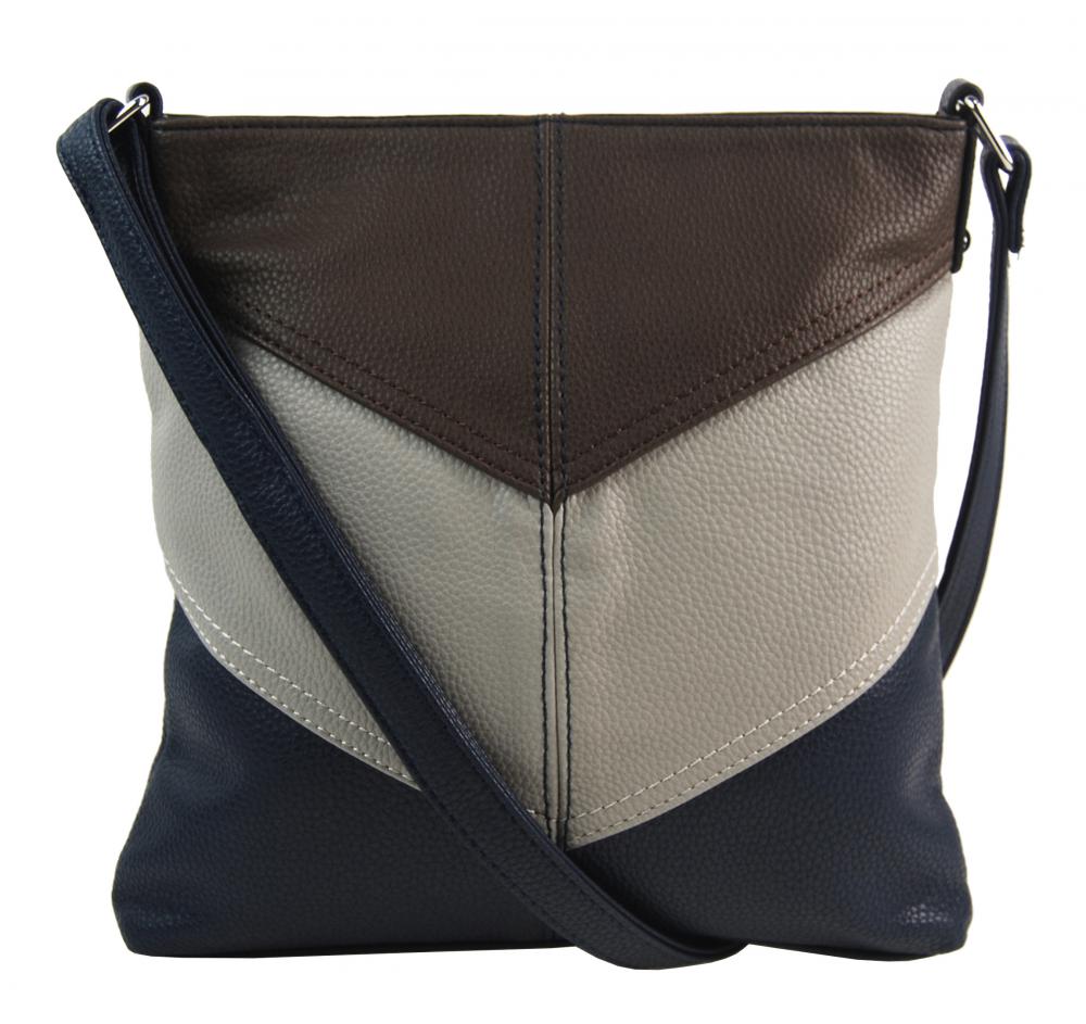 Modrá crossbody dámská kabelka 2080-BB Modrá crossbody dámská kabelka 2080-BB