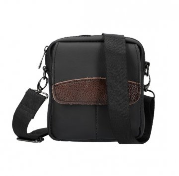 Menší pánská crossbody taška 1988-1 černá Menší pánská crossbody taška 1988-1 černá