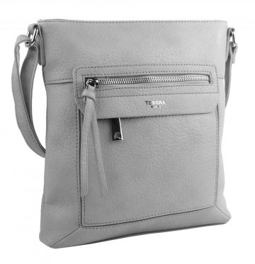 Crossbody dámská kabelka středně šedá 5593-TS Crossbody dámská kabelka středně šedá 5593-TS