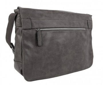 Šedá pánská crossbody brašna 662-MH MAHEL Šedá pánská crossbody brašna 662-MH MAHEL