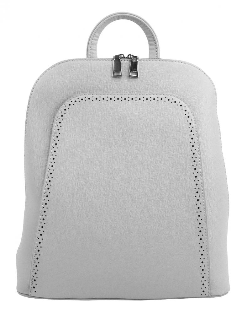 Elegantní světle šedý dámský batoh 5301-BB Elegantní světle šedý dámský batoh 5301-BB