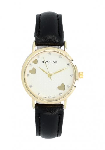 Náramkové dámské hodinky s kamínky Skyline Quartz 9300-7