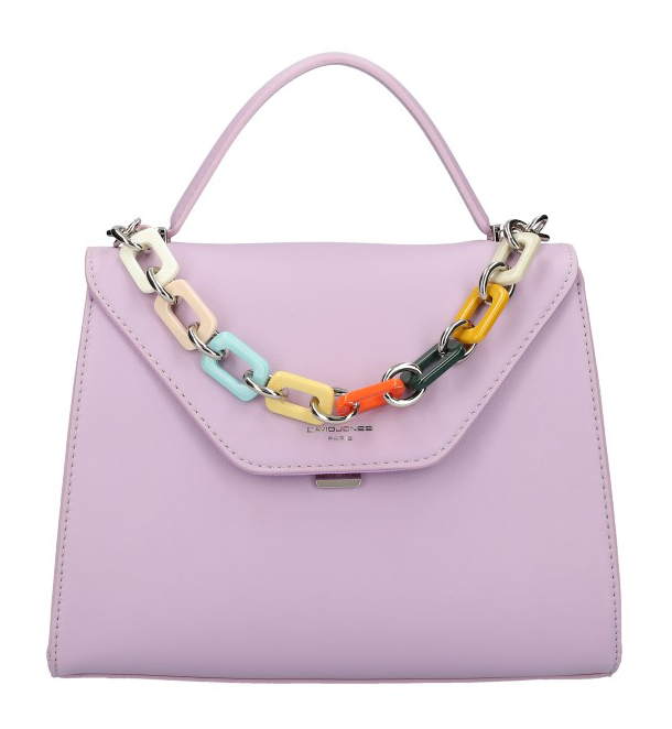 DAVID JONES Fialová elegantní dámská kabelka CM5791 DAVID JONES Fialová elegantní dámská kabelka CM5791