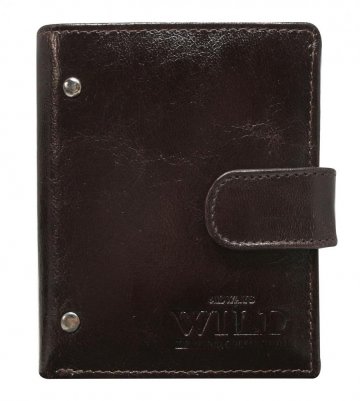 Kožená hnědá menší pánská peněženka RFID v krabičce ALWAYS WILD Kožená hnědá menší pánská peněženka RFID v krabičce ALWAYS WILD