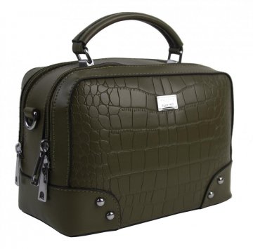 Crossbody i do ruky dámská kabelka tmavě zelená 4881-TS Crossbody i do ruky dámská kabelka tmavě zelená 4881-TS