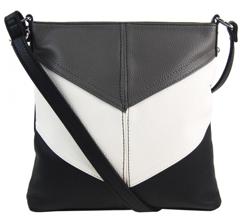 Černá crossbody dámská kabelka 2080-BB Černá crossbody dámská kabelka 2080-BB
