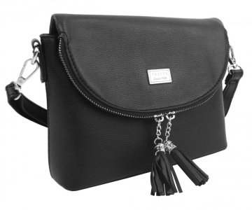 Černá menší crossbody dámská kabelka 5451-TS Černá menší crossbody dámská kabelka 5451-TS