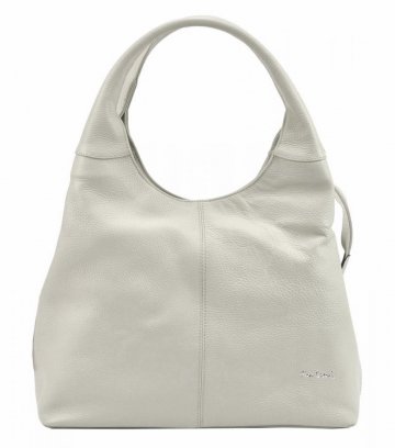 Pierre Cardin Kožená velká dámská kabelka přes rameno béžová Pierre Cardin Kožená velká dámská kabelka přes rameno béžová