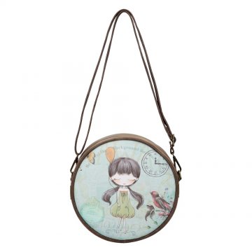 Sweet & Candy Kruhová crossbody dámská kabelka potisk #2 Sweet & Candy Kruhová crossbody dámská kabelka potisk #2