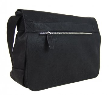 Černá pánská crossbody brašna 662-MH MAHEL Černá pánská crossbody brašna 662-MH MAHEL