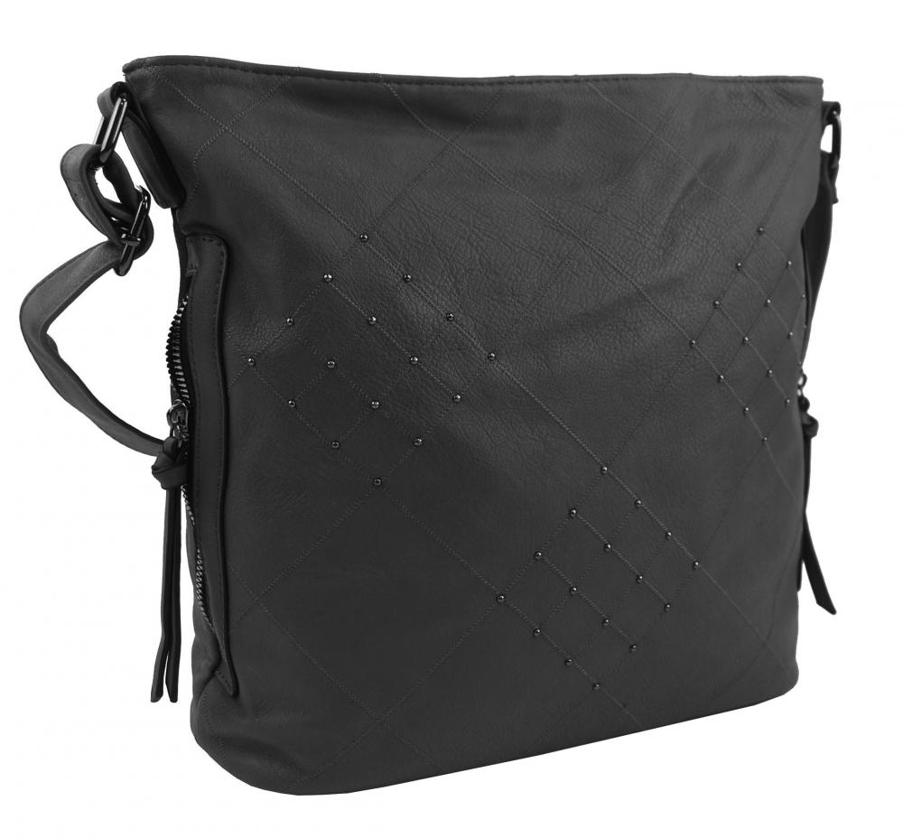 Tmavě šedá crossbody dámská kabelka XH5012 Tmavě šedá crossbody dámská kabelka XH5012