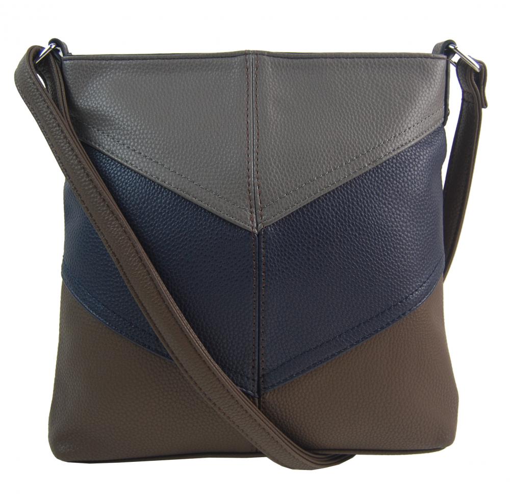 Přírodně hnědá crossbody dámská kabelka 2080-BB Přírodně hnědá crossbody dámská kabelka 2080-BB