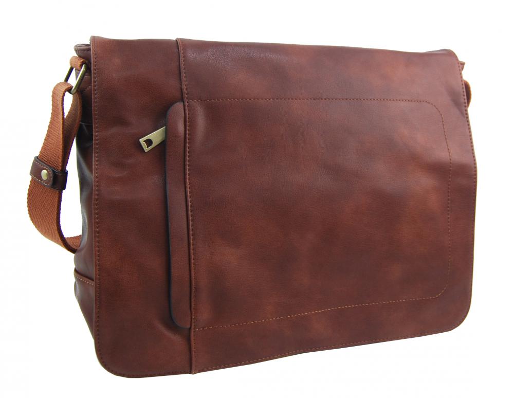Hnědá pánská crossbody brašna 2339-BB Hnědá pánská crossbody brašna 2339-BB