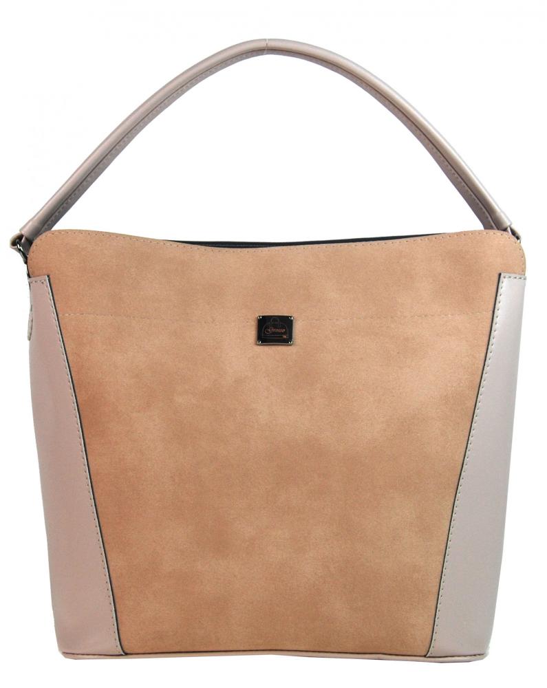 Lososovo-růžová elegantní dámská kabelka S691 GROSSO Lososovo-růžová elegantní dámská kabelka S691 GROSSO