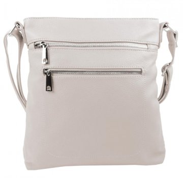 Krémová crossbody dámská kabelka MAHEL 336-MH Krémová crossbody dámská kabelka MAHEL 336-MH