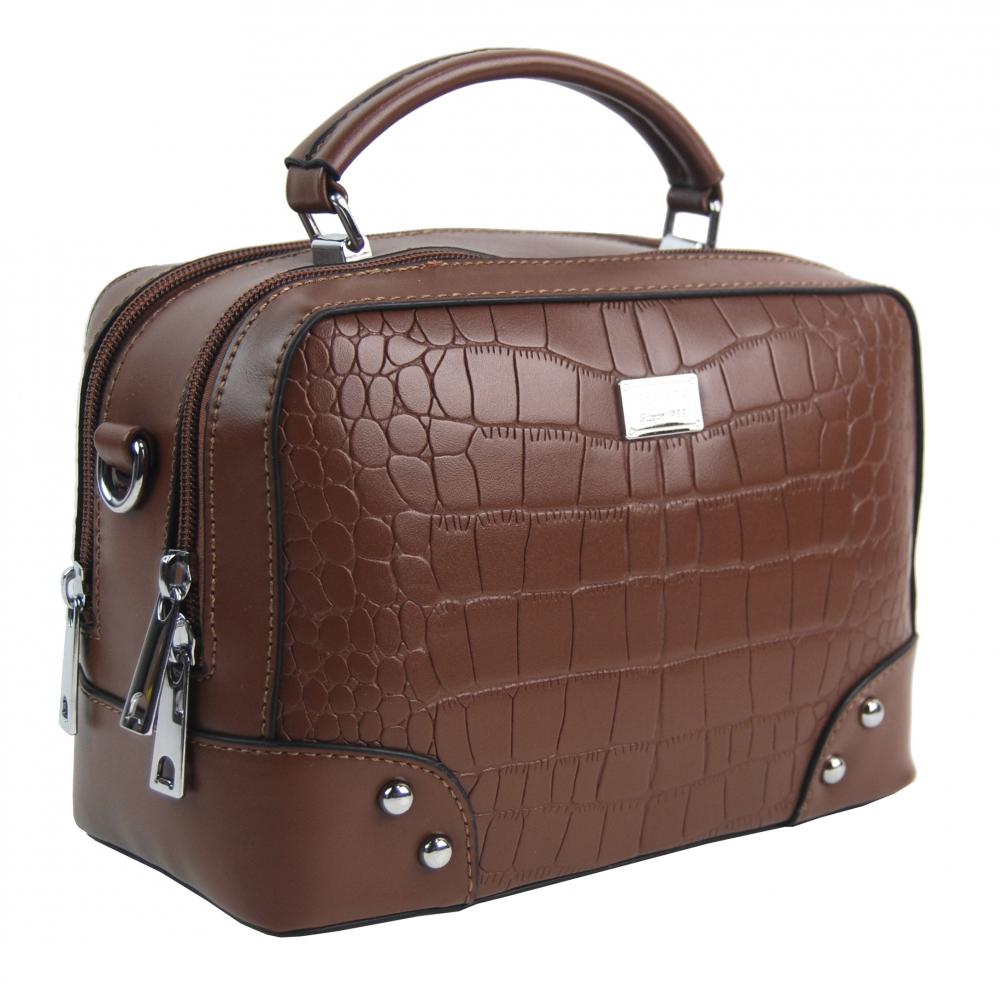 Crossbody i do ruky dámská kabelka hnědá 4881-TS Crossbody i do ruky dámská kabelka hnědá 4881-TS