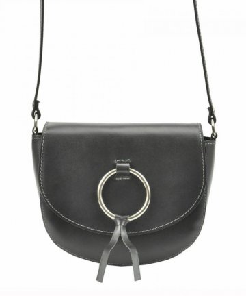 Kožená tmavě šedá malá dámská crossbody kabelka Patrizia Piu Kožená tmavě šedá malá dámská crossbody kabelka Patrizia Piu