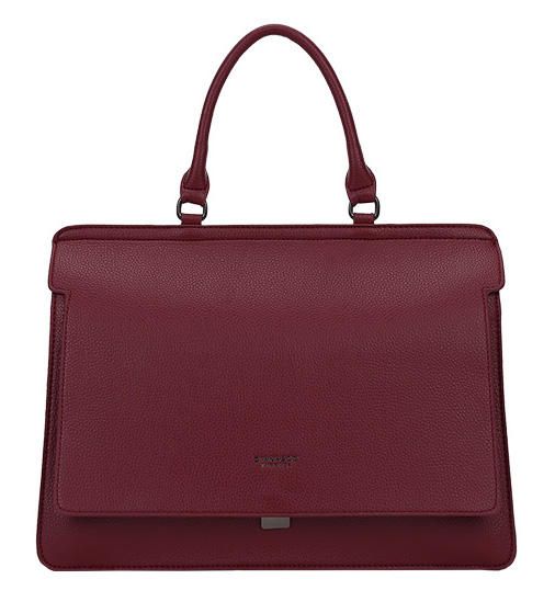 DIANA & CO Dámská aktovková taška crossbody i do ruky bordová DIANA & CO Dámská aktovková taška crossbody i do ruky bordová