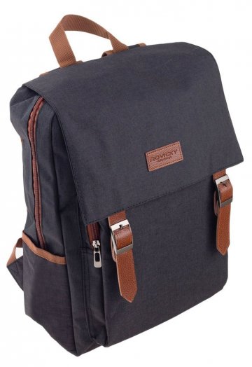 Černý batoh s klopou pro notebook do 15,6 palce Rovicky Černý batoh s klopou pro notebook do 15,6 palce Rovicky