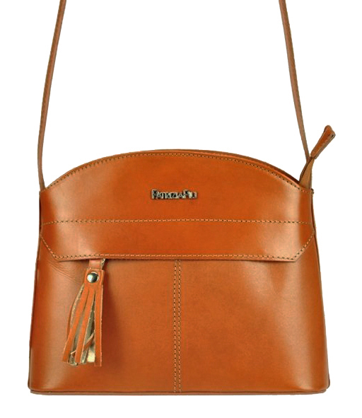 Kožená crossbody dámská kabelka Patrizia Piu camel hnědá Kožená crossbody dámská kabelka Patrizia Piu camel hnědá