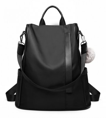 Černý dámský elegantní batoh Miss Lulu Černý dámský elegantní batoh Miss Lulu